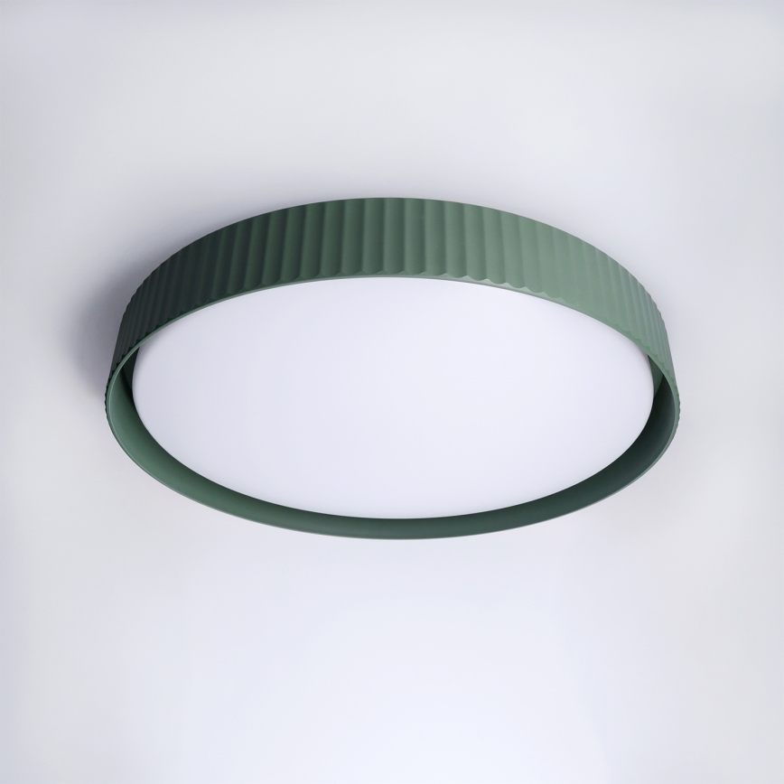 Brilagi - Zatemnjiva stropna LED svetilka LUCIA LED/60W/230V 3000-6500K premer 59 cm zelena + daljinski upravljalnik
