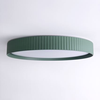 Brilagi - Zatemnjiva stropna LED svetilka LUCIA LED/60W/230V 3000-6500K premer 59 cm zelena + daljinski upravljalnik