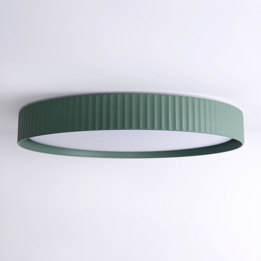 Brilagi - Zatemnjiva stropna LED svetilka LUCIA LED/60W/230V 3000-6500K premer 59 cm zelena + daljinski upravljalnik