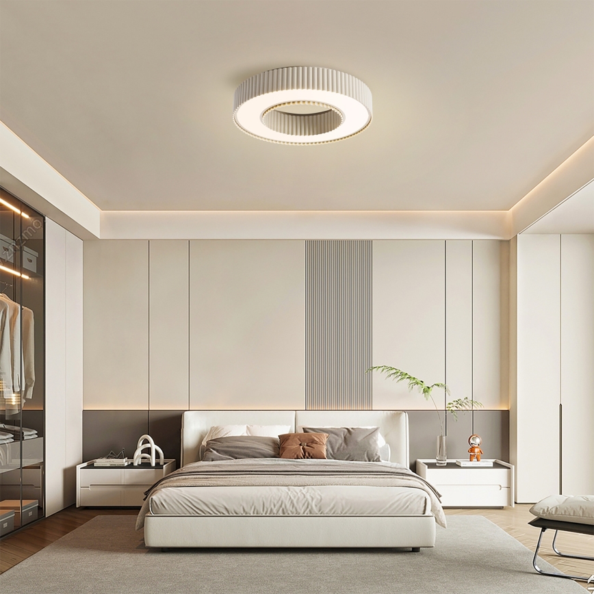 Brilagi - LUMIX LED stropna svetilka z nastavljivo svetlostjo LED/48W/230V 3000-6000K, bež, premer 50 cm + daljinski upravljalnik