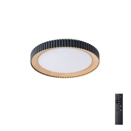 Brilagi - Zatemnljiva stropna LED svetilka NEXO LED/48W/230V 3000-6000K črna, Ø 43 cm + daljinski upravljalnik