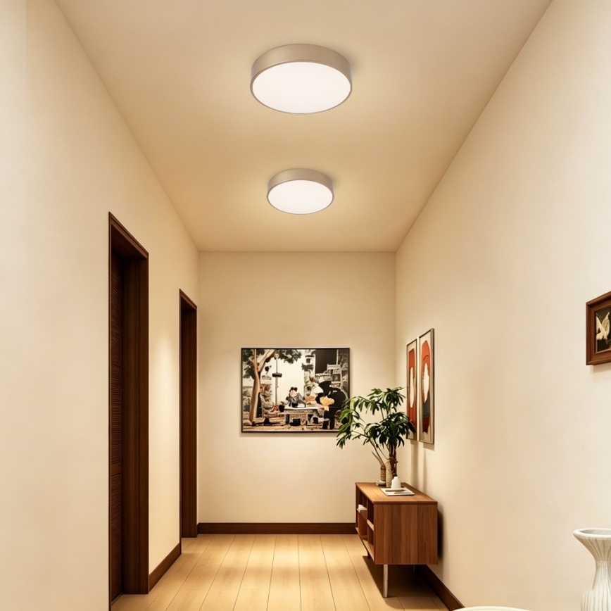 Brilagi - LED Zatemnjiva stropna svetilka POOL LED/36W/230V 3000-6000K, premer 30 cm, zlata + daljinski upravljalnik