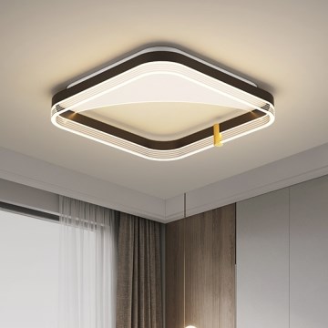 Brilagi - LED zatemnjiva stropna svetilka SIRELI LED/56W/230V 3000-6000K 40x40 cm + daljinski upravljalnik