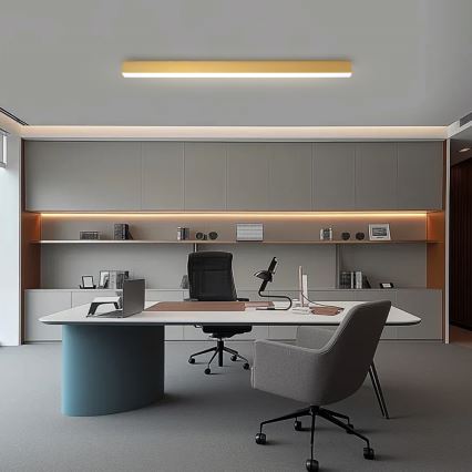 Brilagi - LED stropna svetilka SLEEKLINE SMART z možnostjo zatemnitve LED/40W/230V 3000-6000K Wi-Fi Tuya, zlata + daljinski upravljalnik