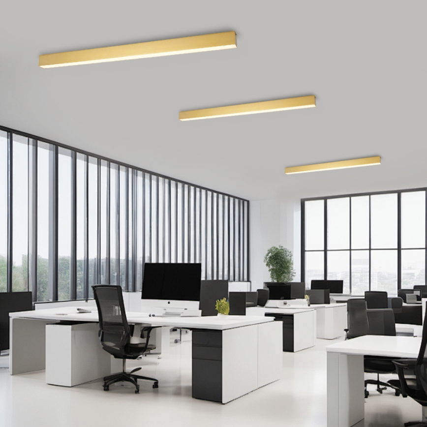 Brilagi - LED stropna svetilka SLEEKLINE SMART z možnostjo zatemnitve LED/40W/230V 3000-6000K Wi-Fi Tuya, zlata + daljinski upravljalnik