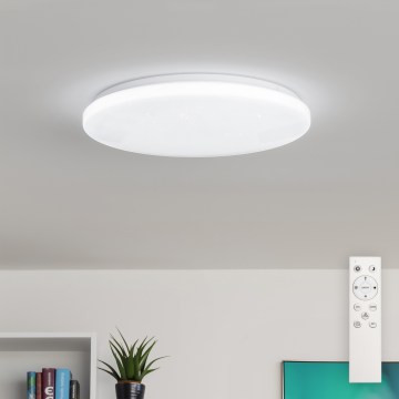 Brilagi - LED zatemnjiva stropna svetilka SMART STARS LED/36W/230V premer 48 cm 3000-6000K Wi-Fi Tuya Beacon + daljinski upravljalnik