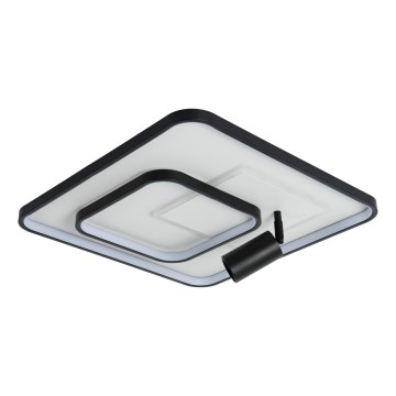 Brilagi - LED zatemnjiva stropna svetilka UNITY LED/75W/230V + 1xGU10/3W 3000-6000K 50x50 cm bela/črna + daljinski upravljalnik