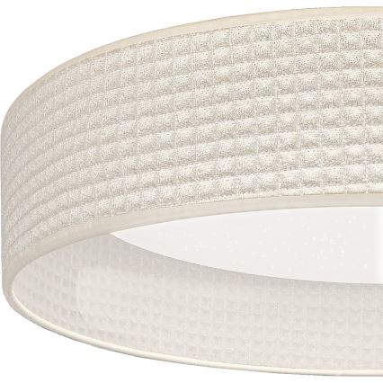 Brilagi - LED zatemnjiva stropna svetilka VELVET SMARTIX STARS LED/36W/230V 3000-6000K premer 55 cm kremna Wi-Fi Tuya Beacon + daljinski upravljalnik