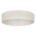 Brilagi - LED zatemnjiva stropna svetilka VELVET SMARTIX STARS LED/24W/230V 3000-6000K premer 45 cm kremna Wi-Fi Tuya Beacon + daljinski upravljalnik