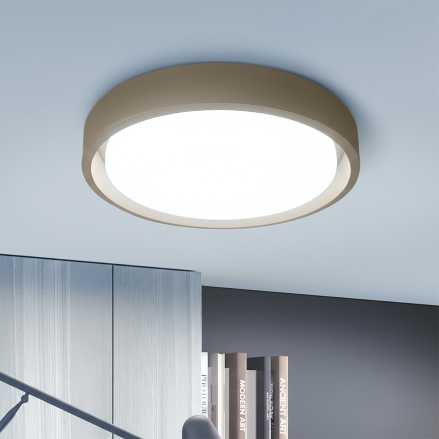 Brilagi - Zatemnjevalna LED stropna svetilka MATTEO LED/60W/230V 3000-6500K, premer 51,5 cm, taupe + daljinski upravljalnik