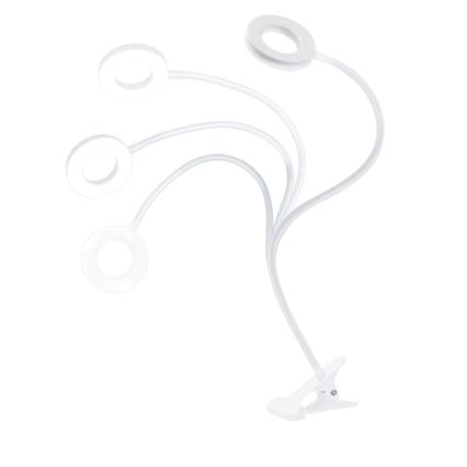 Brilagi - LED zatemnjiva svetilka s sponko ORBELA LED/8W/5V 3000/4000/5000K bela