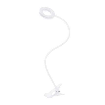 Brilagi - LED zatemnjiva svetilka s sponko ORBELA LED/8W/5V 3000/4000/5000K bela