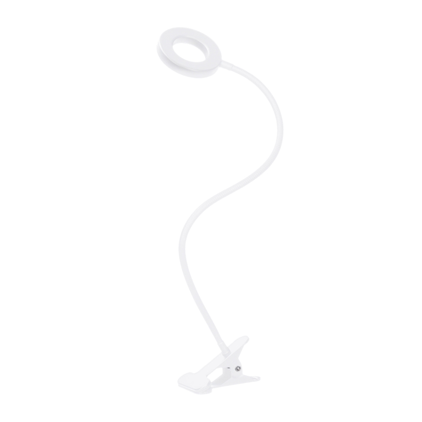 Brilagi - LED zatemnjiva svetilka s sponko ORBELA LED/8W/5V 3000/4000/5000K bela