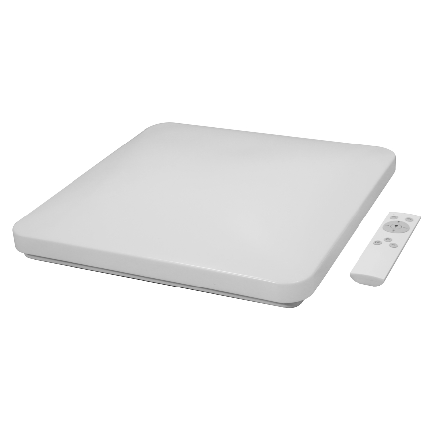 Brilagi - LED stropna svetilka VELVET SQUARE SMART z nastavljivo jakostjo LED/36W/230V 60x60 cm 2700-6500K Wi-Fi Tuya + daljinski upravljalnik črna
