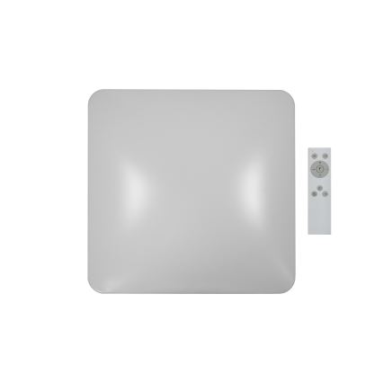 Brilagi - LED stropna svetilka VELVET SQUARE SMART z nastavljivo jakostjo LED/36W/230V 60x60 cm 2700-6500K Wi-Fi Tuya + daljinski upravljalnik črna
