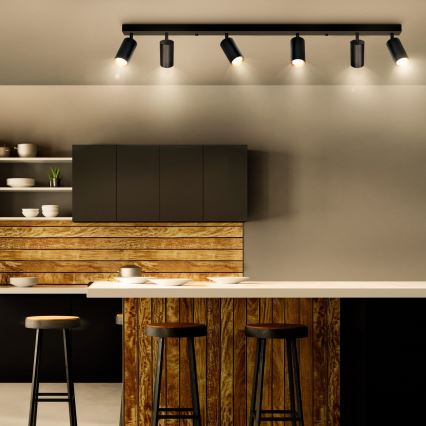 Brilagi - LED zatemnljivo točkovno svetilo SELE 6xGU10/6,5W/230V 2700-6500K črna/zlata