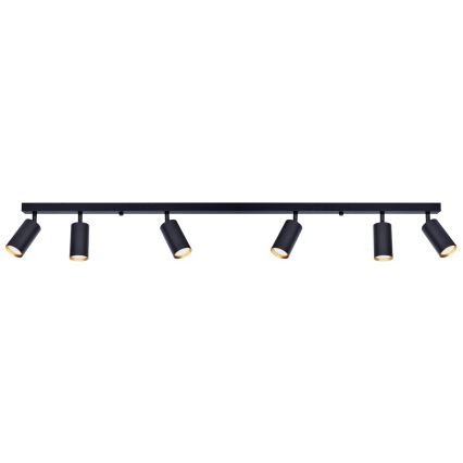 Brilagi - LED zatemnljivo točkovno svetilo SELE 6xGU10/6,5W/230V 2700-6500K črna/zlata