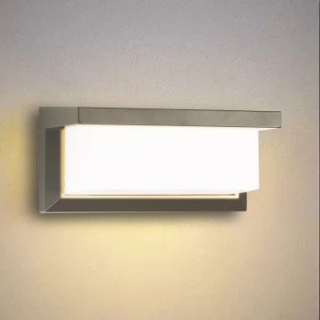 Brilagi - LED zatemnjiva zunanja stenska svetilka BRICKY 1xE27/6W/230V 2700-6500K IP54 siva