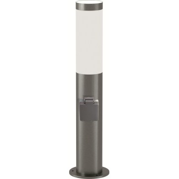 Brilagi - LED zatemnjiva zunanja svetilka z vtičnico ELIA 1xE27/6W/230V 2700-6500K IP44 Wi-Fi 50 cm matni krom