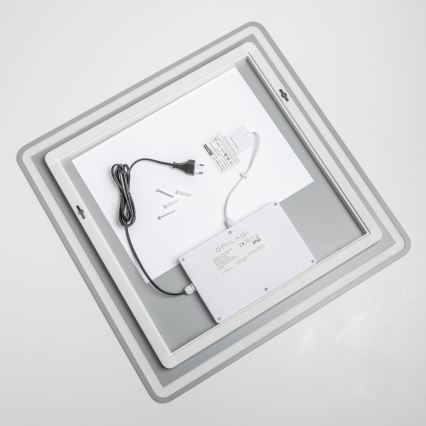 Brilagi - LED kopalniško ogrevano ogledalo BELLA LED/16W/230V 60x60 cm IP44 CRI 90 zatemnljivo + CCT