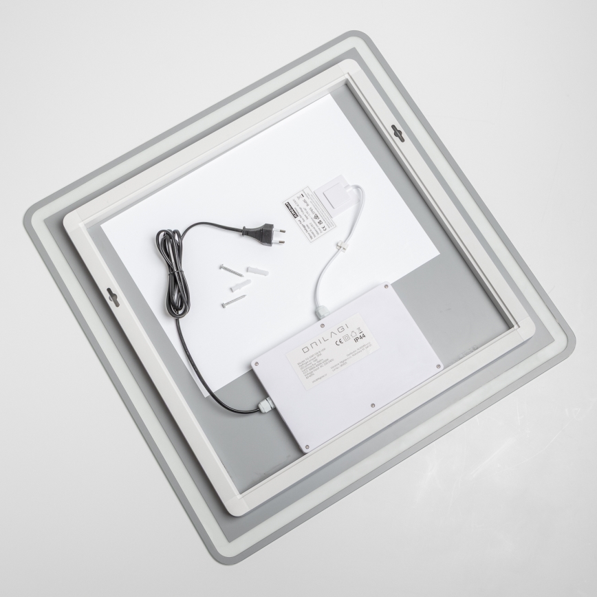 Brilagi - LED kopalniško ogrevano ogledalo BELLA LED/16W/230V 60x60 cm IP44 CRI 90 zatemnljivo + CCT