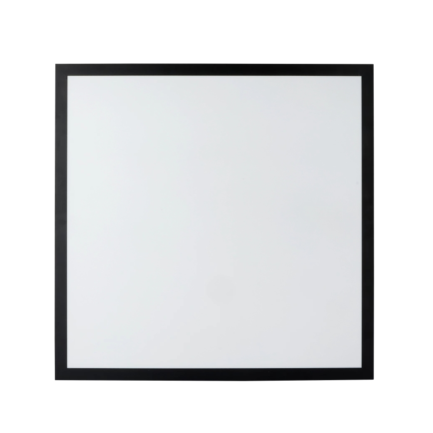 Brilagi - Zatemnjevalno LED stropno svetilo za kopalnico FRAME SMART LED/50W/230V 60x60 cm 3000-6000K IP44 črna + daljinski upravljalnik