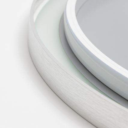 Brilagi - LED zatemnljivo kopalniško ogrevano ogledalo z osvetlitvijo ALU PRO LED/18W/230V, premer 60 cm, 3000/4000/6500K, IP44, mat krom, CRI 90