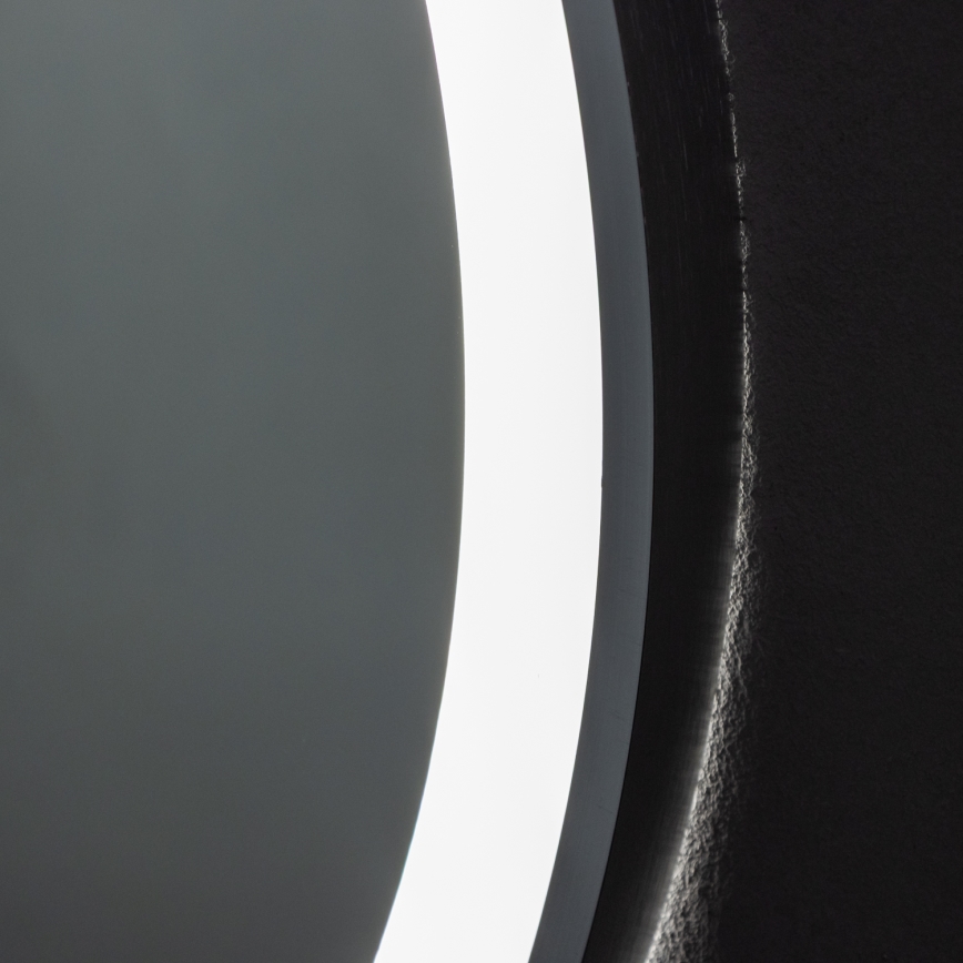 Brilagi - LED zatemnljivo kopalniško ogrevano ogledalo z osvetlitvijo ALU PRO LED/18W/230V, premer 60 cm, 3000/4000/6500K, IP44, mat krom, CRI 90