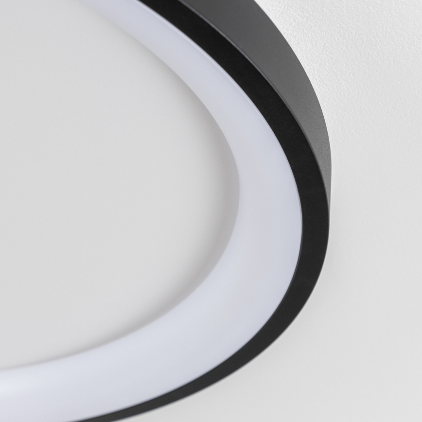 Brilagi - LED zatemnljivo stropno svetilo FALCON SLIM LED/42W/230V 3000-6500K premer 50 cm črna + daljinski upravljalnik