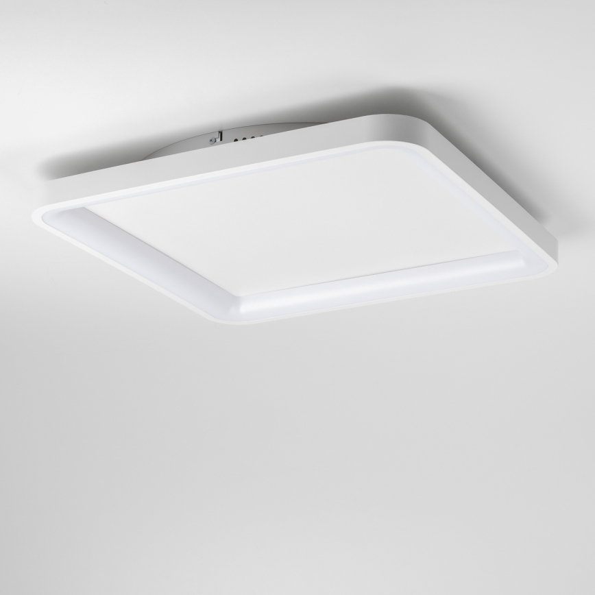 Brilagi - LED zatemnjiva stropna svetilka FALCON SLIM LED/50W/230V 3000-6500K 50x50 cm bela + daljinski upravljalnik