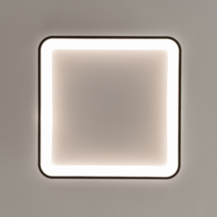 Brilagi - LED zatemnjevalno stropno svetilo FALCON SLIM LED/50W/230V 3000-6500K 50x50 cm črna + daljinski upravljalnik