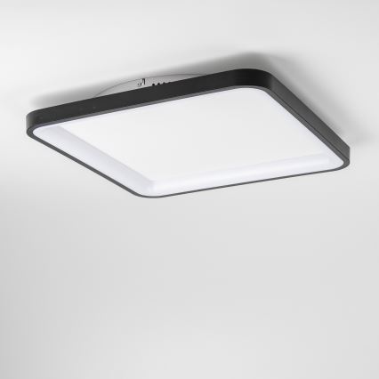 Brilagi - LED zatemnjevalno stropno svetilo FALCON SLIM LED/50W/230V 3000-6500K 50x50 cm črna + daljinski upravljalnik