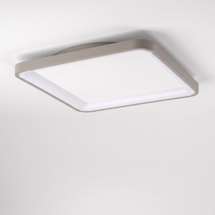 BRILAGI - LED stropna svetilka FALCON SLIM z možnostjo zatemnitve LED/50W/230V 3000-6500K 50x50 cm bela/bež + daljinski upravljalnik
