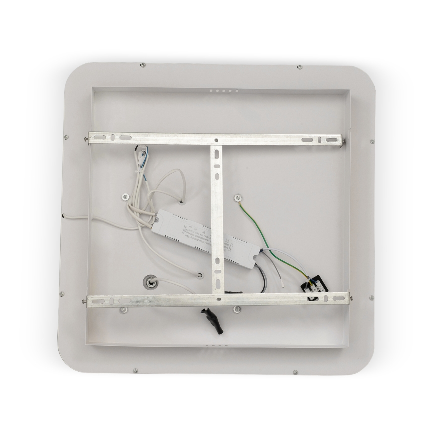Brilagi - LED zatemnjiva stropna svetilka UNITY LED/75W/230V + 1xGU10/3W 3000-6000K 50x50 cm bela/črna + daljinski upravljalnik