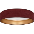 Brilagi - LED zatemnjivo stropno svetilo VELVET SMARTIX STARS LED/36W/230V 3000-6000K premer 55 cm bordo/zlata Wi-Fi Tuya Beacon + daljinski upravljalnik