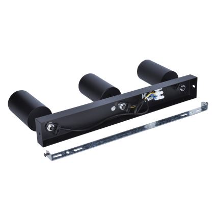 Brilagi - LED RGBW zatemnljivo točkovno svetilo SELE 3xGU10/6W/230V 3000K črna/zlata + daljinski upravljalnik