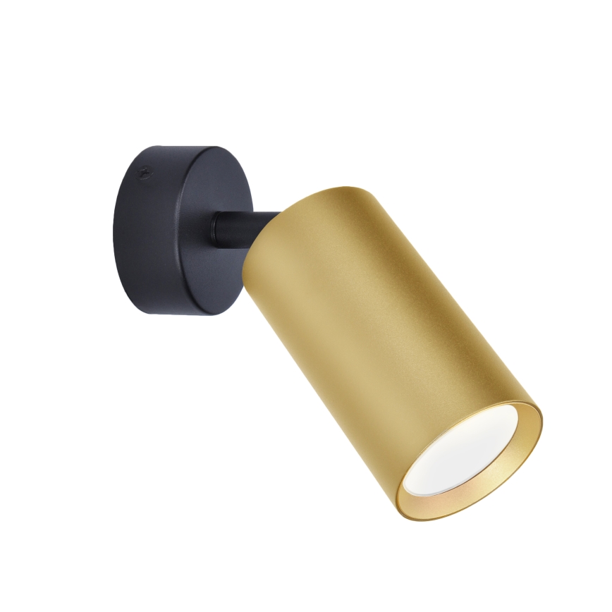 Brilagi - LED RGBW zatemnjevalna točkovna svetilka SELE GOLDEN 1xGU10/4,8W/230V 3000K črna/zlata + daljinski upravljalnik