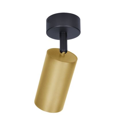Brilagi - LED RGBW zatemnjevalna točkovna svetilka SELE GOLDEN 1xGU10/4,8W/230V 3000K črna/zlata + daljinski upravljalnik