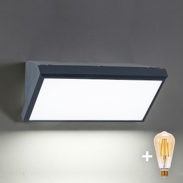 Brilagi - LED zatemnjivo zunanje stensko svetilo TRIANGLE 1xE27/6W/230V 2700-6500K IP65 antracit