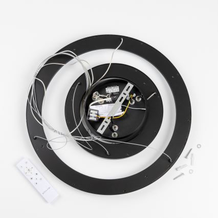 Brilagi - LED zatemljiv viseči lestenec na kablu FALCON SLIM LED/68W/230V 3000-6500K premer 50 cm črna + daljinski upravljalnik