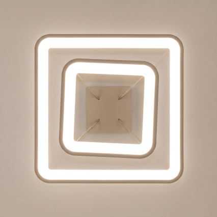 BRILAGI - LED zatemljiv lestenec na kablu FALCON SLIM LED/78W/230V 3000-6500K 50x50 cm bež + z daljinskim upravljalnikom