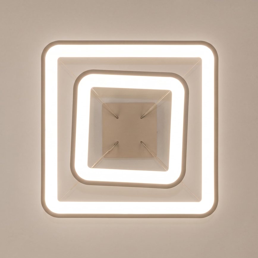 BRILAGI - LED zatemljiv lestenec na kablu FALCON SLIM LED/78W/230V 3000-6500K 50x50 cm bež + z daljinskim upravljalnikom
