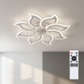Brilagi - LED zatemnljiv stropni ventilator LED/44W/230V Ø 90 cm bela + daljinski upravljalnik