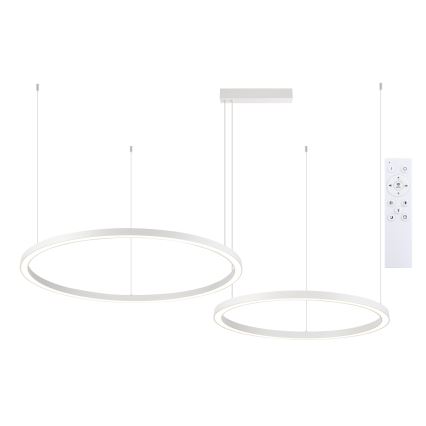 Brilagi - LED zatemljiv lestenec na kablu PORTOFINO LED/98W/230V 3000-6000K bela + daljinski upravljalnik