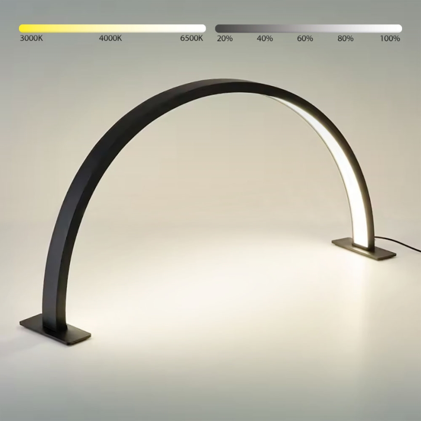 Brilagi - LED zatemnjevalna lokasta namizna svetilka RADIO LED/30W/24/230V 3000/4000/6500K črna