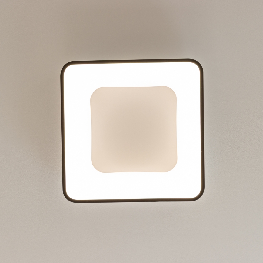 Brilagi - LED stropna svetilka z zatemnjevanjem FALCON II LED/80W/230V 3000-6500K 40x40 cm črna + daljinski upravljalnik