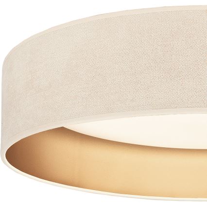Brilagi - LED zatemnjiva stropna svetilka VELVET SMART VARI LED/36W/230V 3000-6500K premer 55 cm kremna/zlata + daljinski upravljalnik