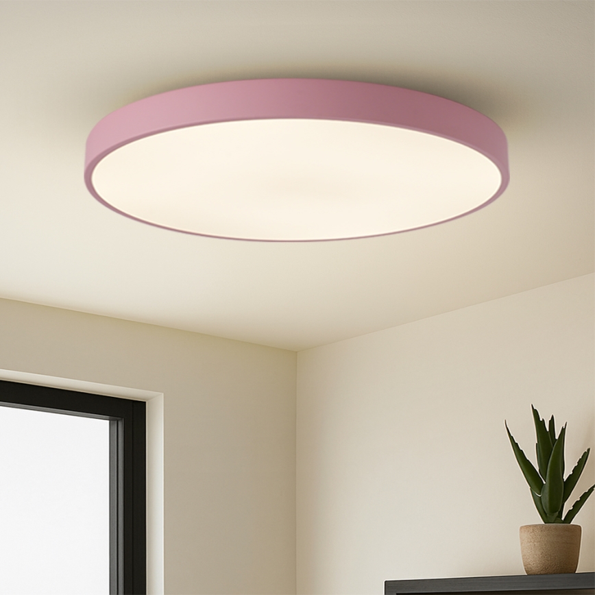 Brilagi - LED zatemnjiva svetilka POOL SMART LED/128W/230V premer 100 cm 3000-6000K Wi-Fi Tuya + z daljinskim upravljalnikom rožnata