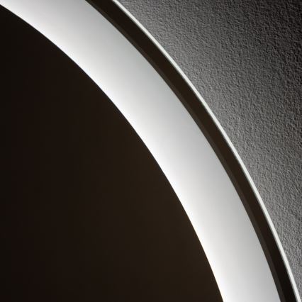 Brilagi - LED kopalniško ogrevano ogledalo AVA PRO LED/18,5W/230V, premer 60 cm, IP44, CRI 90, zatemnljivo + CCT