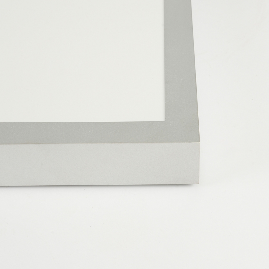 Brilagi - Zatemnljivo LED stropno svetilo za kopalnico FRAME SMART LED/50W/230V 120x30 cm 3000-6000K IP44 srebrno + z daljinskim upravljalnikom